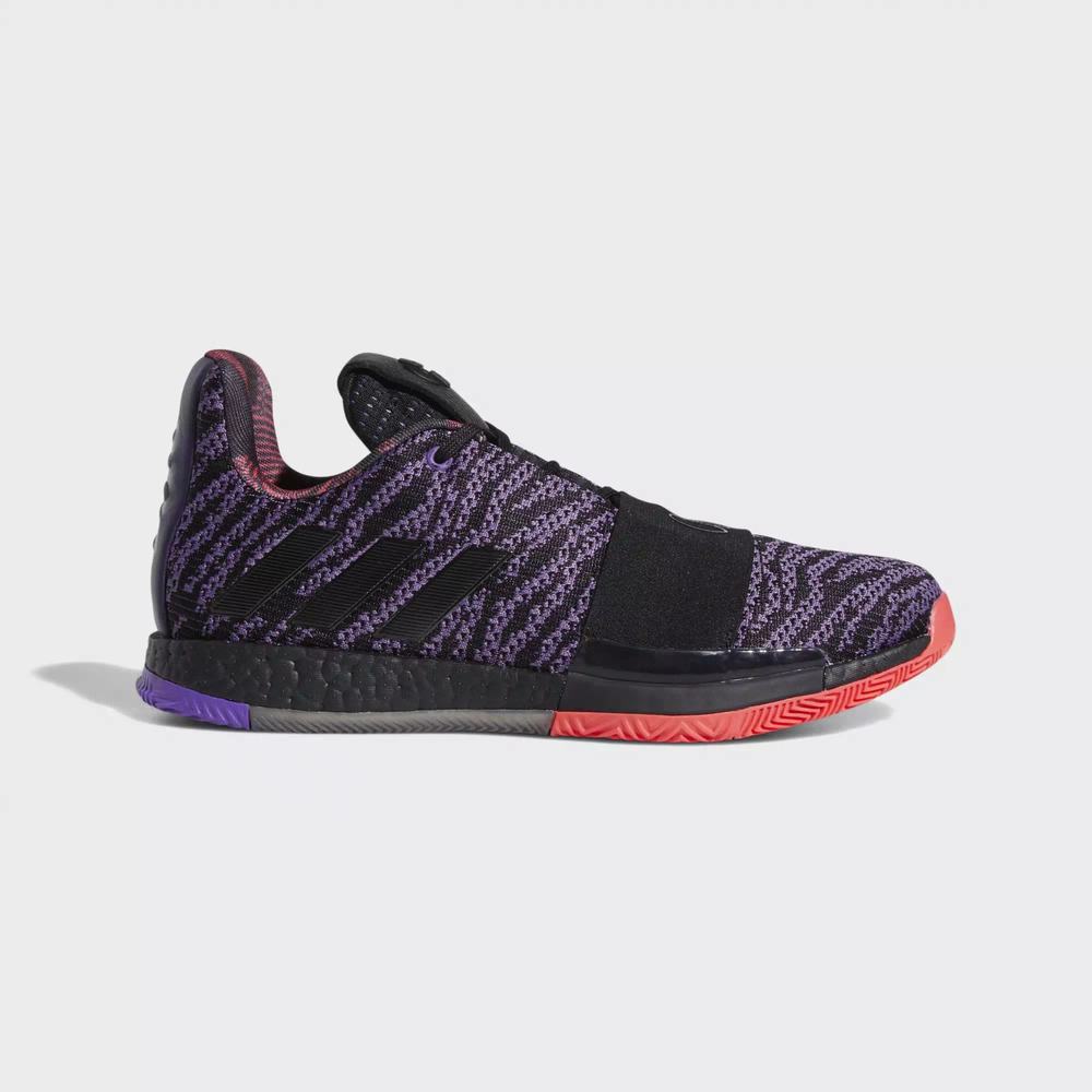 Adidas Harden Vol. 3 Tenis De Basketball Morados Para Mujer (MX-98745)